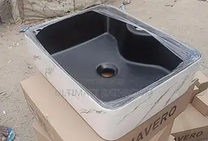 Navero Black And White Counter Top Basin