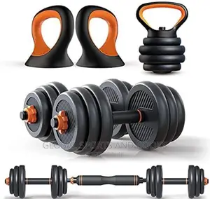 40kg 6 in 1 Dumbbell ,Barbell, Kettlebell,