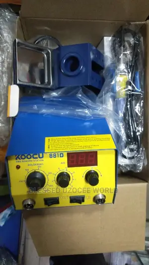 Koocu 881d SMD Soldering Rework Station Hot Air Tool Machine