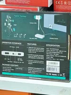Router Power Bank Smart Mini Dc Ups High Capay Battery