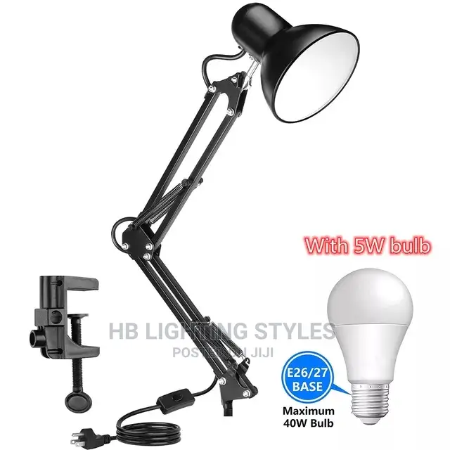 Office Table Lamp With Clamp