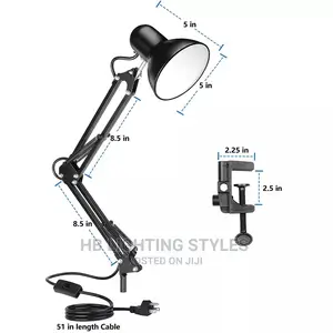 Office Table Lamp With Clamp