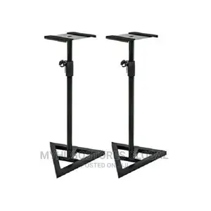 Pair of Studio Monitor Speaker Stands -Black