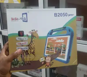 Unbreakable Screen Kid's Tablet Bebe B2050 Pro+ 6GB 256GB