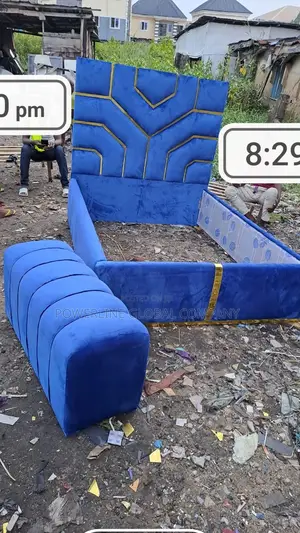 Bed Frame 4x6 With Footrest for Homes/ Lounges/ Guesthouses