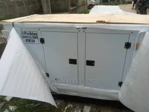 Brand New Perkins 80kva Soundproof Silent Lister Generator✓