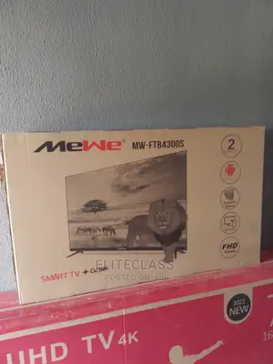 Reliable 43 Inches Frameless Mewe Smart TV
