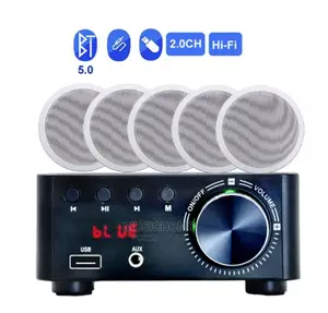 Bluetooth Amplifier With 5pcs Inceiling Speakers