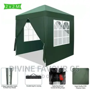 6x6 Foldable Canopy/ Gazebo With Side Walls.