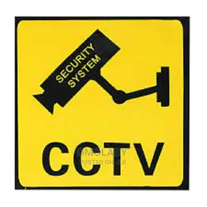 CCTV Security System Sticker Sign