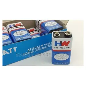 Hiwatt Microphone 9v Battery 1pack of 10pieces Hiwat