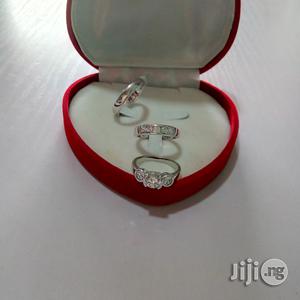 USA Zircon Micro Paved Wedding Engagement Ring AZM - Silver