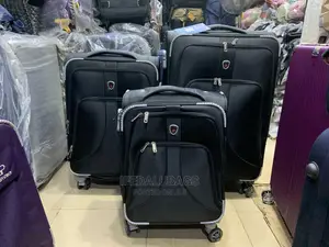 Set of Quality Black Good Pathner Traveling Luggage