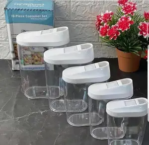 Air Tight 10 Pieces Container Set With Lid