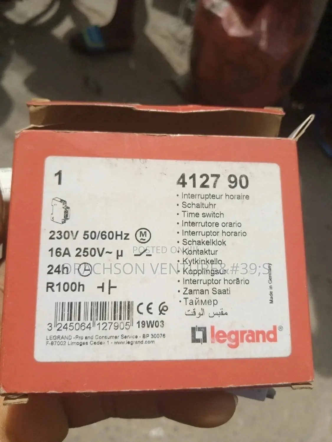 Legrand 24hours Timer