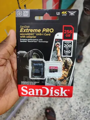 Sandisk Extreme Pro 256gb 200mbs Memory Card