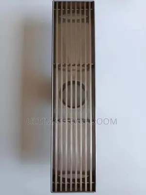 30cm Stripe Design Down Outlet Bathroom Drain