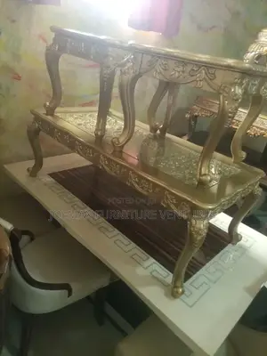 High Quality Executive Center Table Set With Two Side Stools