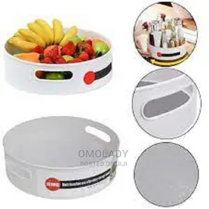 Multi-Function Anti-Skid Rotary Storage Tray