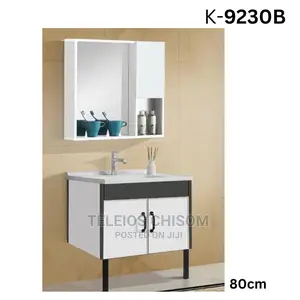 Cabinet and Mirror 80cm