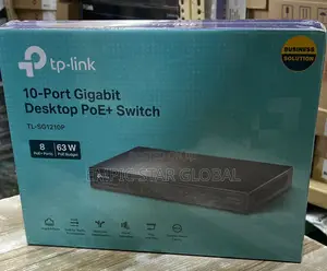 Tp-Link TL-SG1210P 10-Port Gigabit Port Desktop Switch 8port