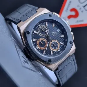 Original GUESS Leather Strap Watch Available in Store