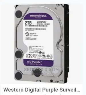 Western Digital 2tb Purple Surveillance Hard Drive-Sata