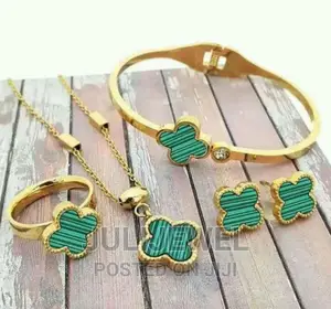 Van Cleef Arpels Necklace, Earrings, Ring and Bangle Set
