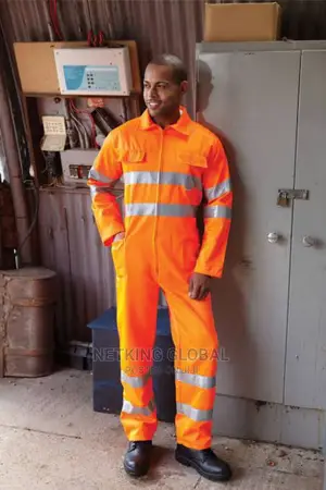 Coverall Safety Wear Orange