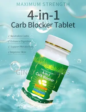 4-in-1 Carb Blocker Tablet for Blocking Carbs Digestion