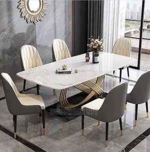 Luxury Foreign Marble Dining Set.