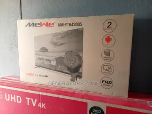 Brand New Mewe 43 Inches Smart Frameless TV|MW-FTB4300S