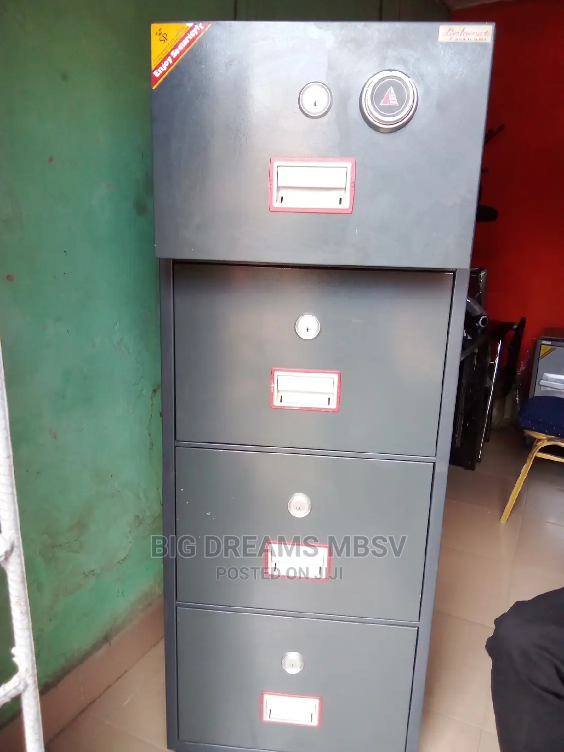 B 4drawer Fireproof Safe