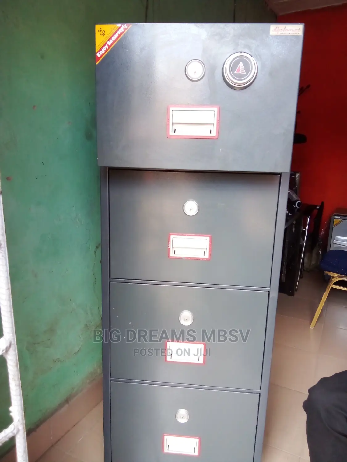 B 4drawer Fireproof Safe
