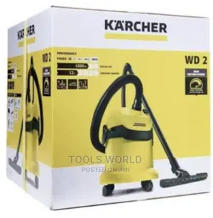 Karcher WD2 Wet and Dry Vacuum, Steel, 1000 W, 12 Liters