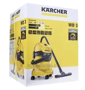 KARCHER WD3 Multi-Purpose Wet and Dry Vacuum Cleaner 1000W