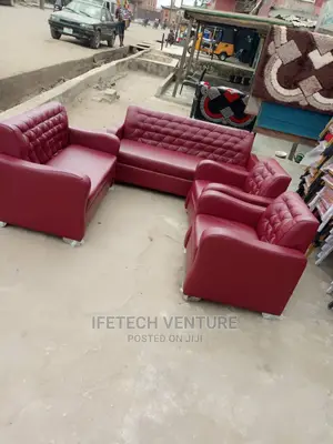 Original Leather 7 Seater Chairs