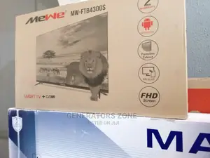 Brand New Mewe 43'' Smart Tv Frameless Tv| Mw-Ftb4300s