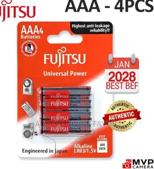 Fujitsu AAA4 Universal Power Batteries