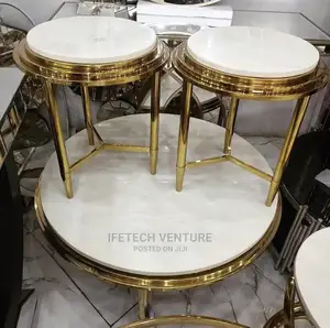 Center Table With Side Stools