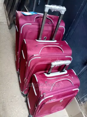Red Wine Set of 3 Goodpartner Traveling Luggage Boxes