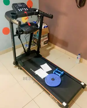 2hp Super Max Max Treadmill With Massager Dumbbells and Mp3