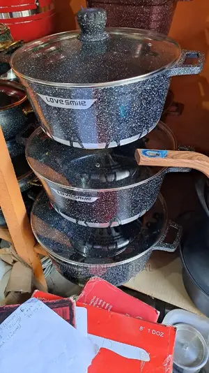 Granite Pot of 3 Sets for Homes/ Restaurants/ Food Vendors