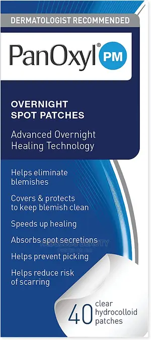 Panoxyl Overnight Spot Patches Pimple Patch Clear 40patches