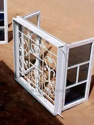 Aluminum Casement Window With Burglary