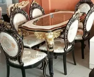 Luxury Royal Dining Table Set by 6