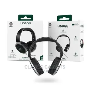 Green Lisbon Series Wireless Headphones With Microphone