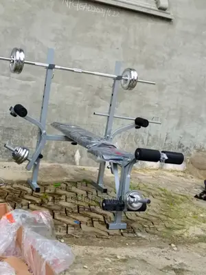 Weight Bench and Barbell Set(50kg)