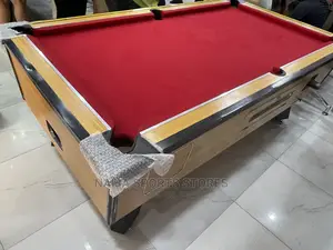 Snooker Board With Coin and Marble