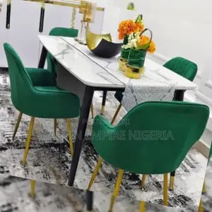 Luxury Dining Set of 1 Table and 4 Chairs